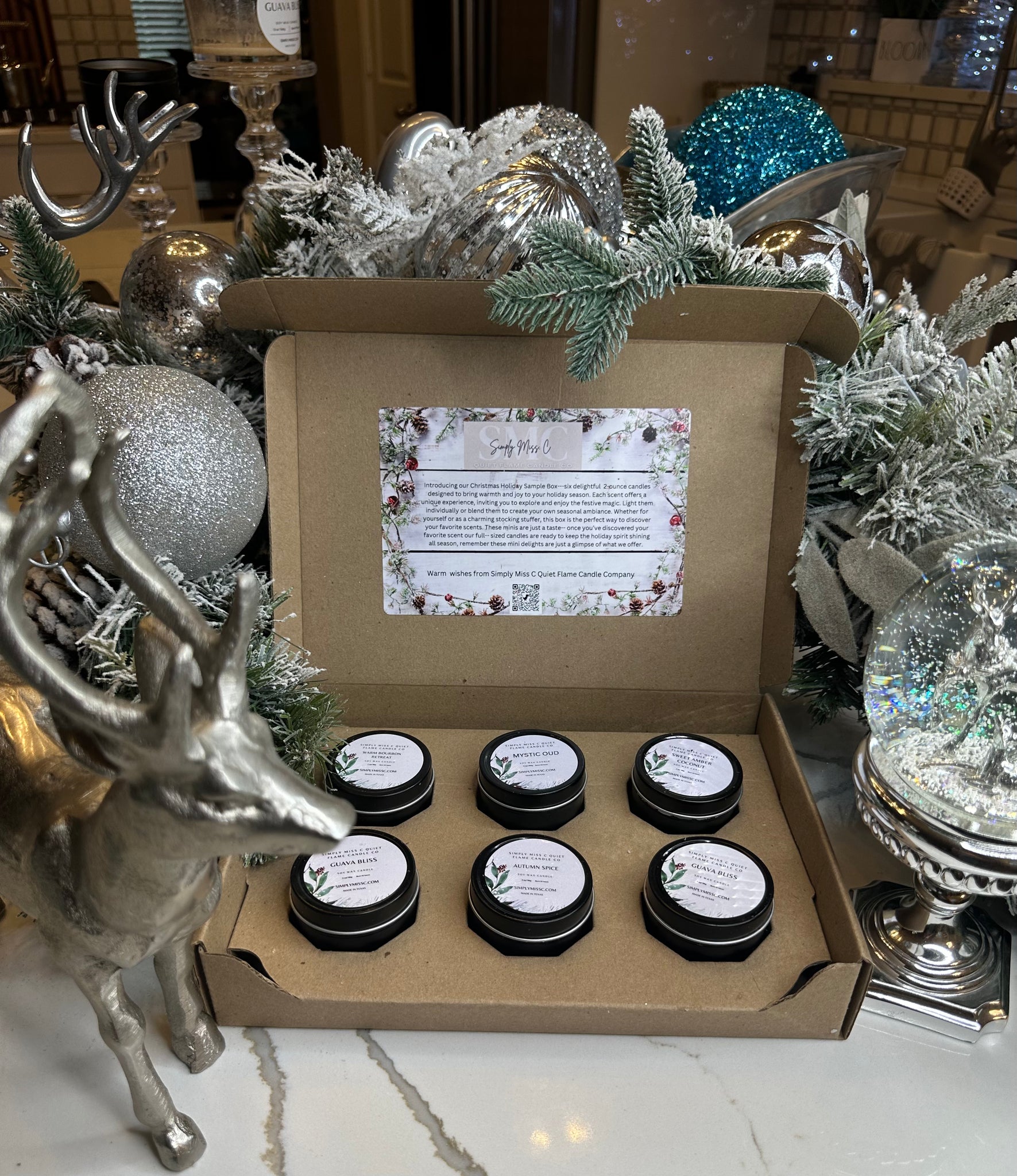 Simply Miss C's Christmas Holiday Candle Sample Box